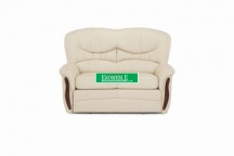 Genua lux - sofa 2 os. nierozkładana z poj.